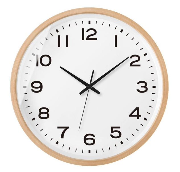 IngaTime - Scandinavian Wood and Bamboo Wall Clock