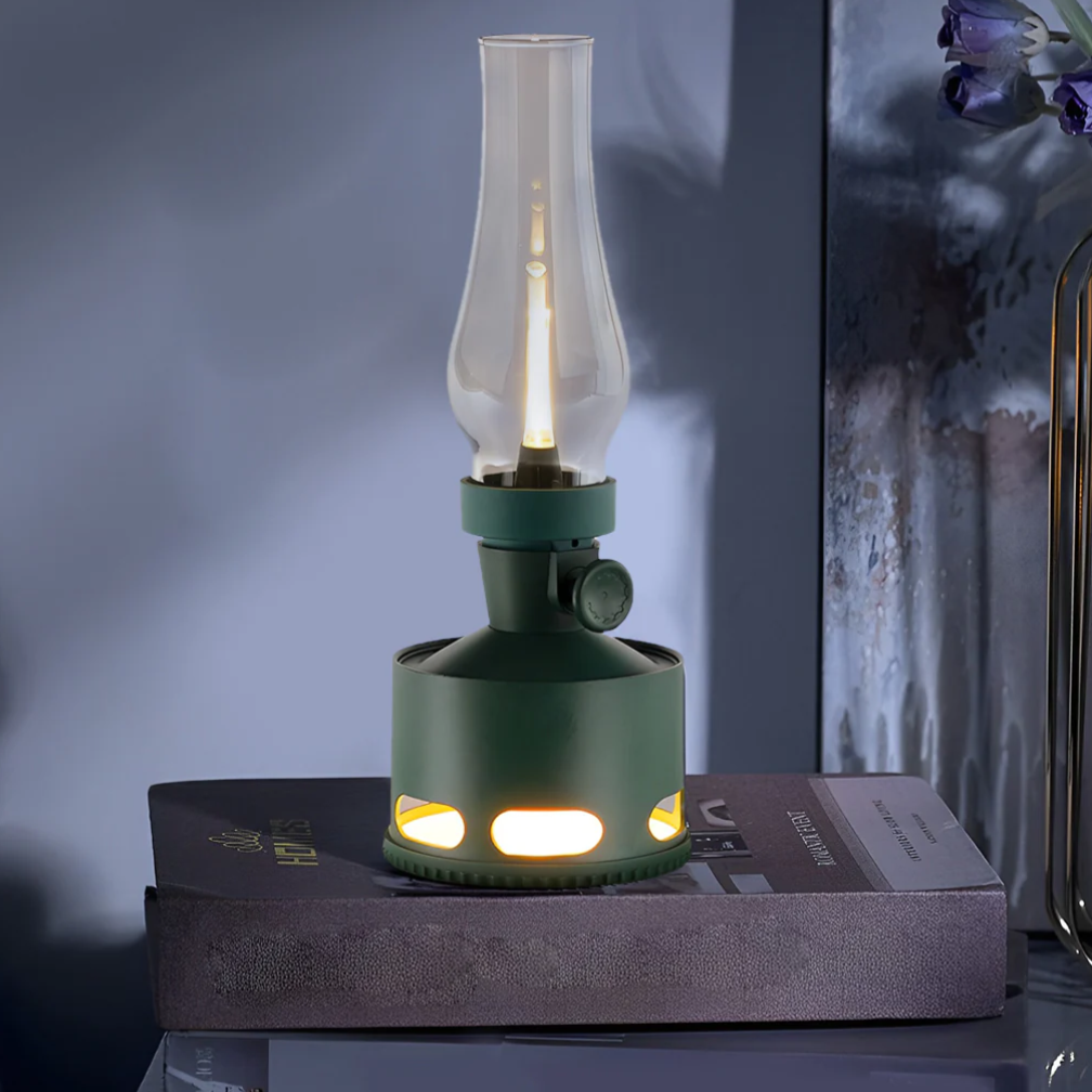 NostalgiaLamp - Vintage LED Lantern for Cozy Evenings