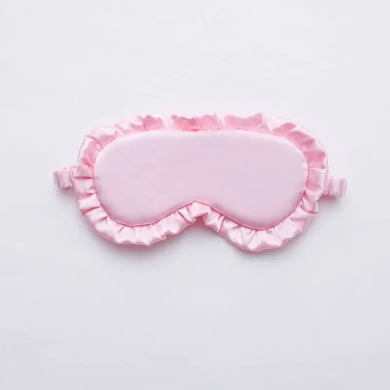 Ruffle - Soft Silk Sleep Mask with Delicate Ruffles