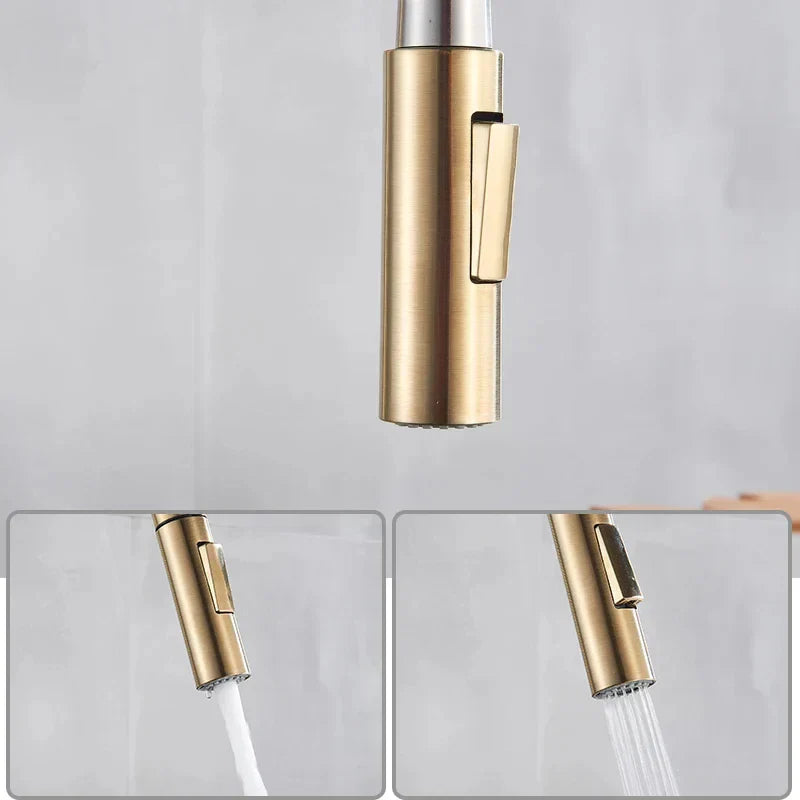 FlexiPull Faucet - 360° Rotating Modern Kitchen Mixer Tap