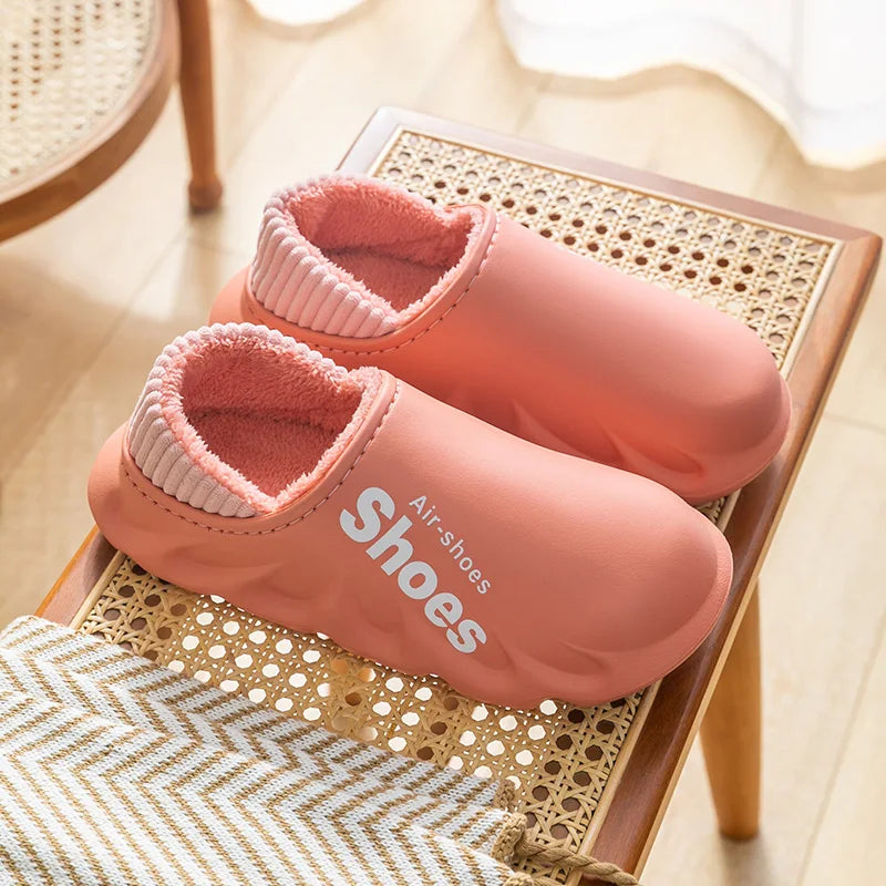 CozySol - Cotton Slippers with Plush Lining for Winter