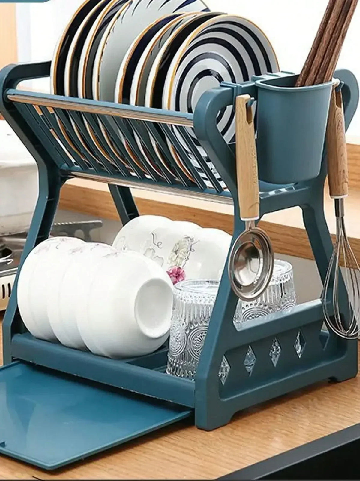 RackMaster - Foldable Stainless Steel Dish Rack