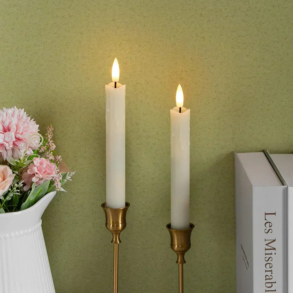 TaperFlame - Elegant Flameless LED Taper Candle Set