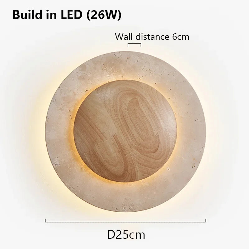 ZenGlow Wall Lamp - Applique murale wabi-sabi minimaliste