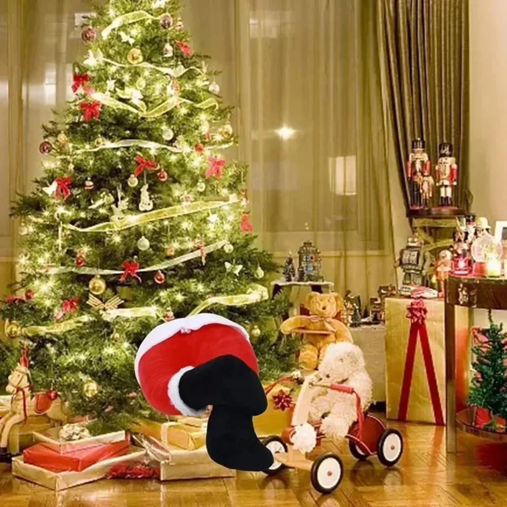 SantaLegs - Hanging Plush Santa Claus Legs