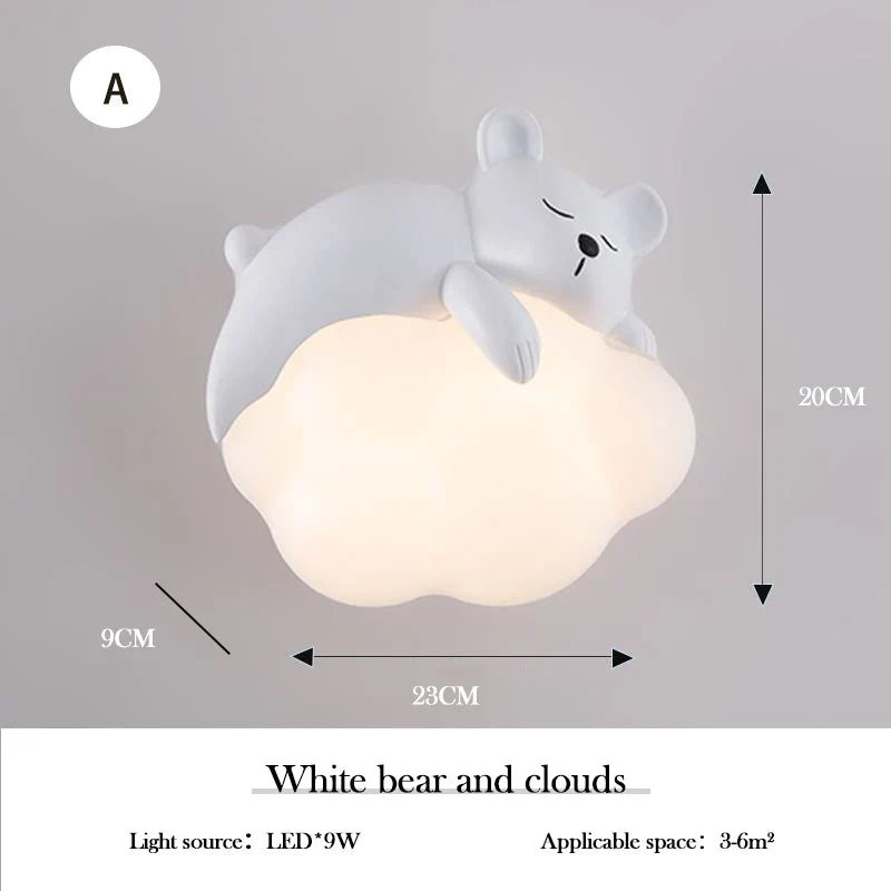 PandaGlow Lamp - Soft LED Wall Lamp for Kids' Room