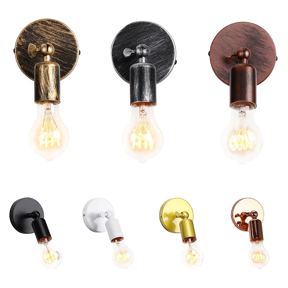 IndustrialGlow - Retro Industrial Adjustable Wall Sconce