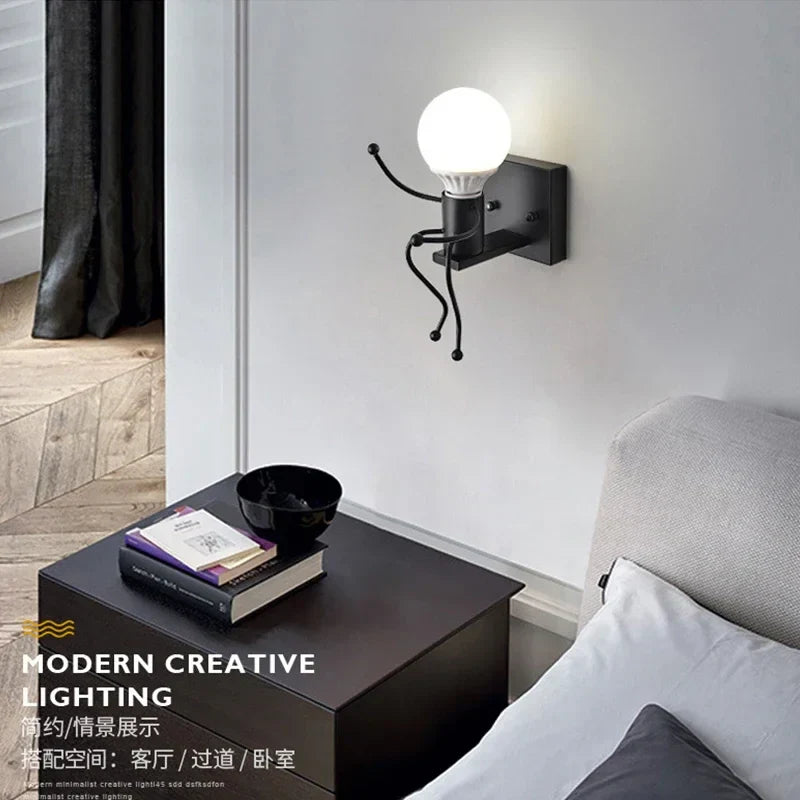 RobotLume - LED Robot Wall Light for Kids' Rooms