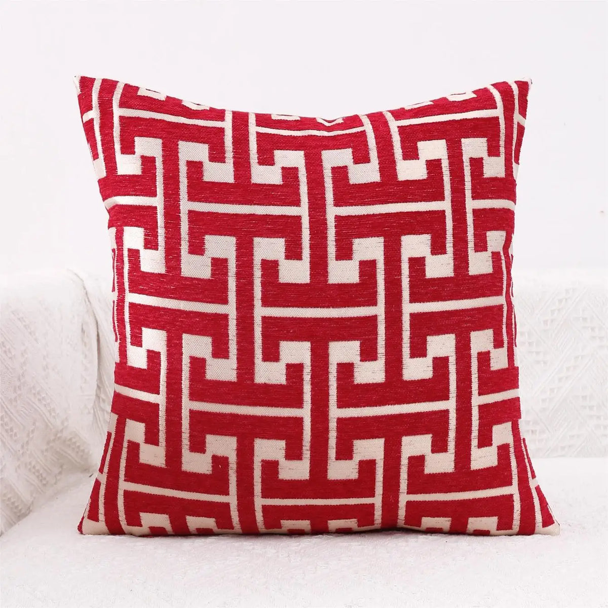 Sérénité Luxe Cushion Cover - Striped Design for a Warm Interior