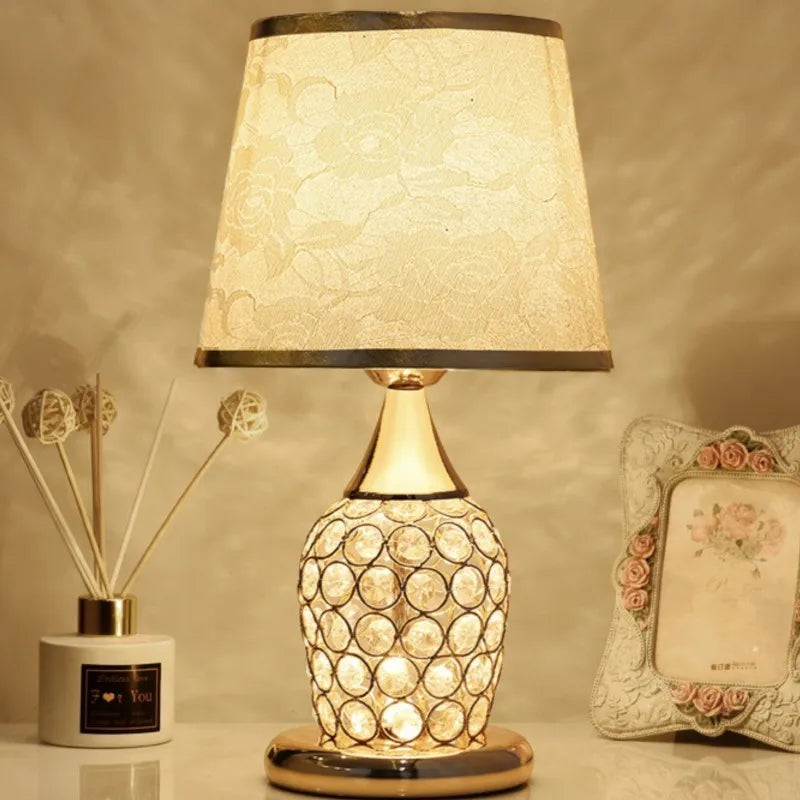 Wysteria - Elegant Crystal Glass Table Lamp