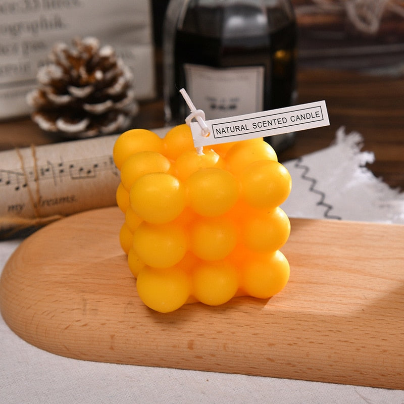 BubbleGlow Candle - Bougie Tendance pour Intérieur
