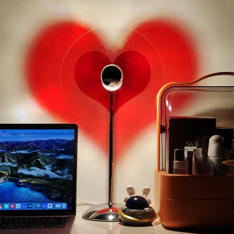 LoveLight - Heart-Shaped LED Lamp for a Romantic Ambiance