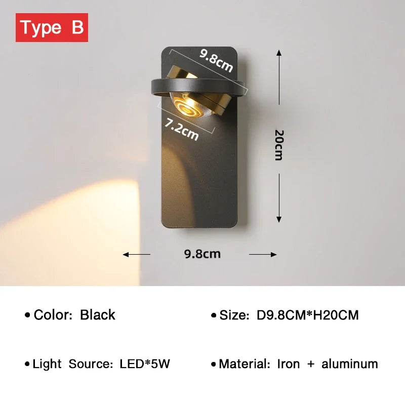 BrightTurn - Adjustable LED Wall Light for Every Room