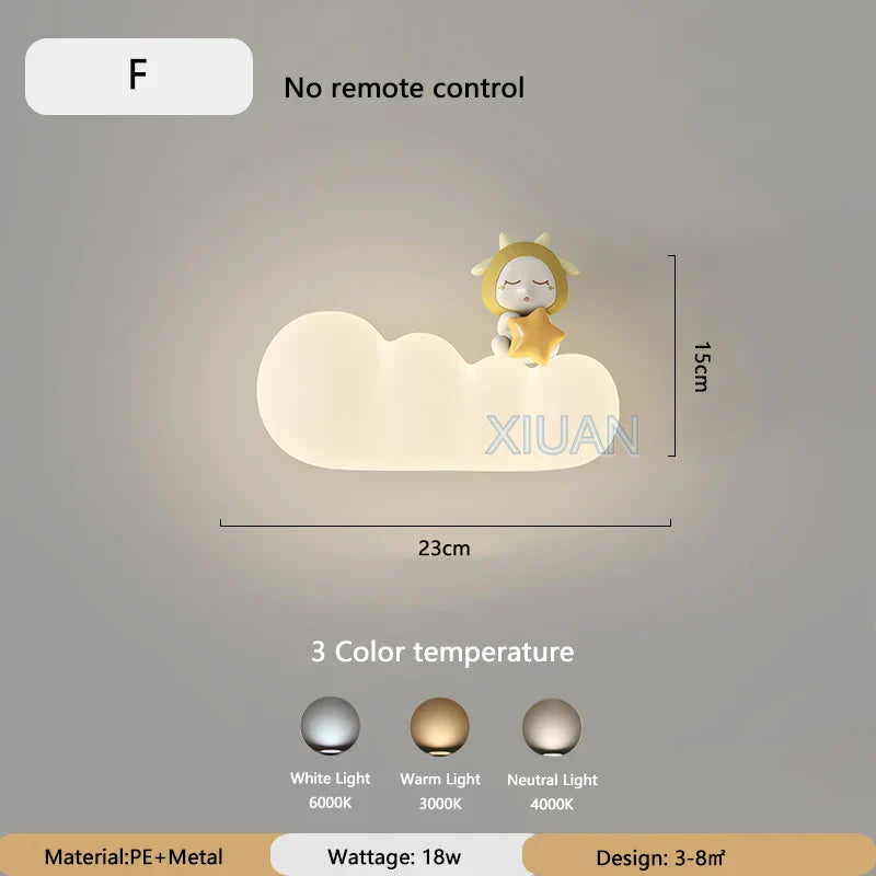 KidsDream - Playful LED Wall Lamp for Kids' Bedroom