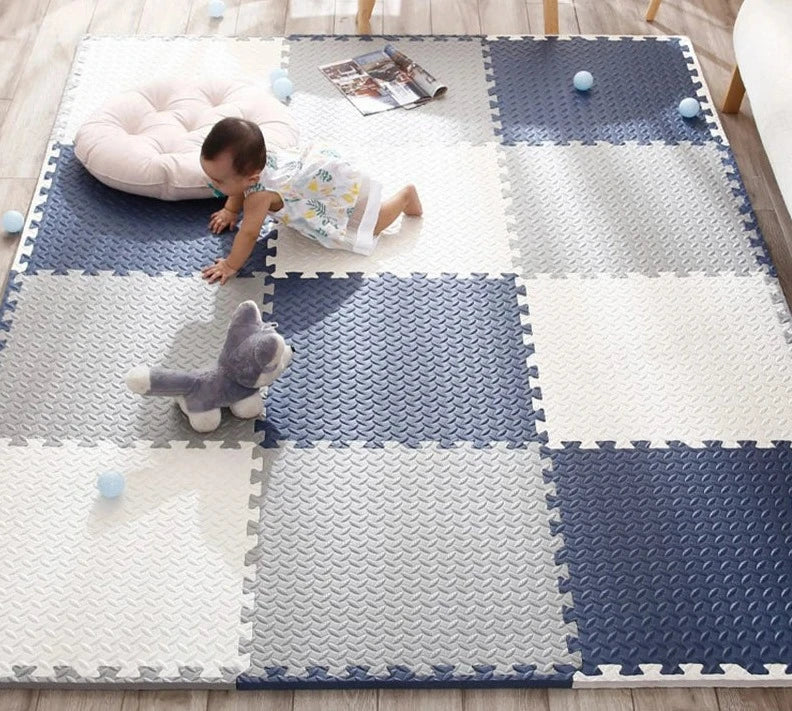SafePlay Baby Play Mat - Thick and Secure Foam Mat
