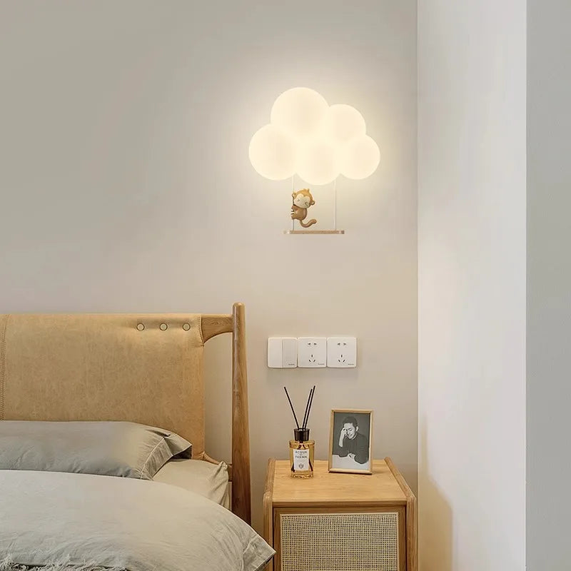 CloudLight - Modern LED Wall Lamp for Kids Bedroom