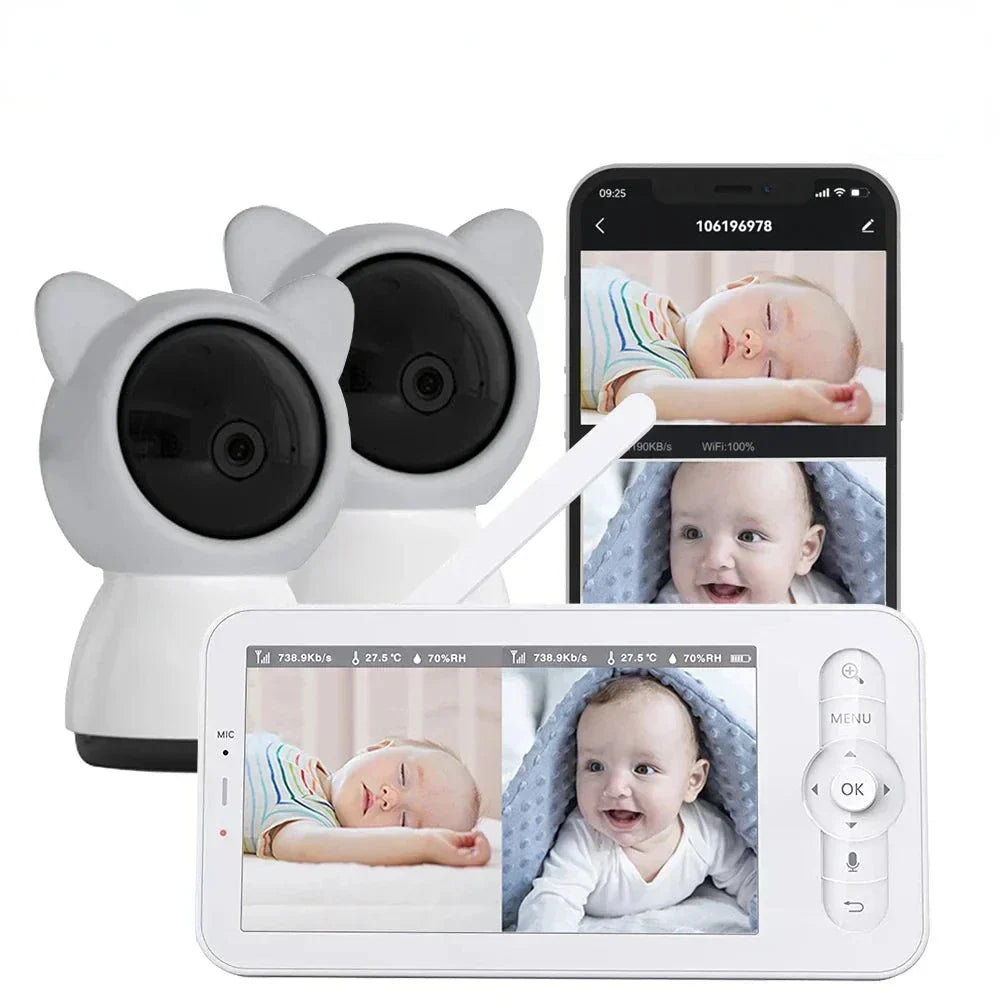 BabySafe Camera - HD Video Baby Monitor with 5-Inch Screen