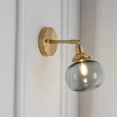 LightCrown - Modern Glass and Metal Wall Sconce