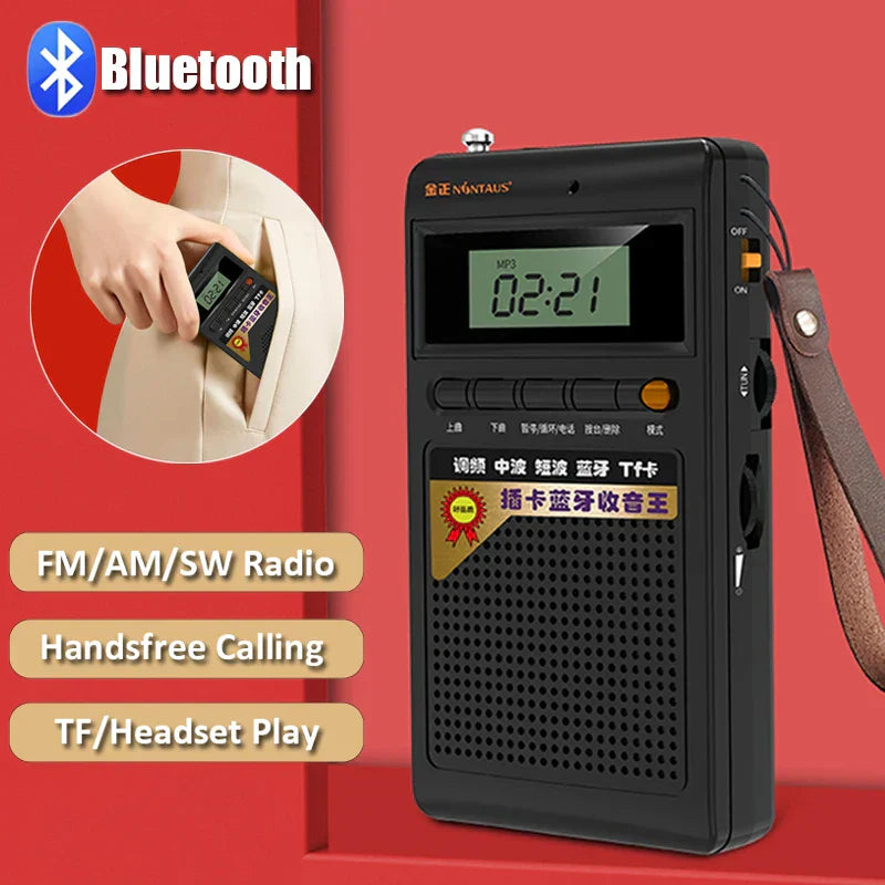SoundPocket Mini - Radio Bluetooth et lecteur MP3 portable