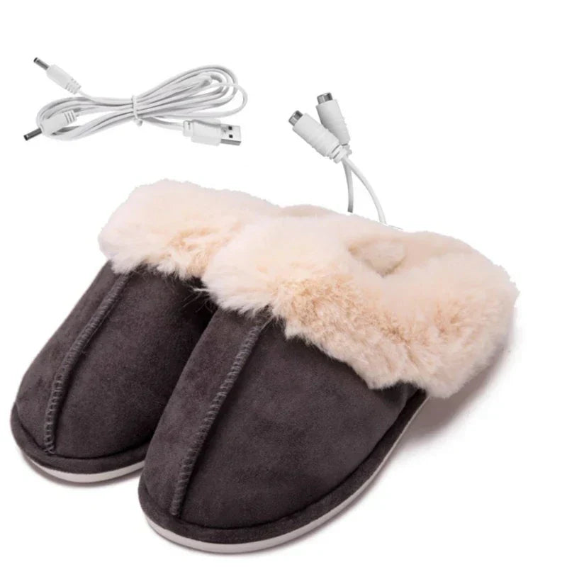 BlissCush Slippers - Cozy Plush Heated Slippers for Winter