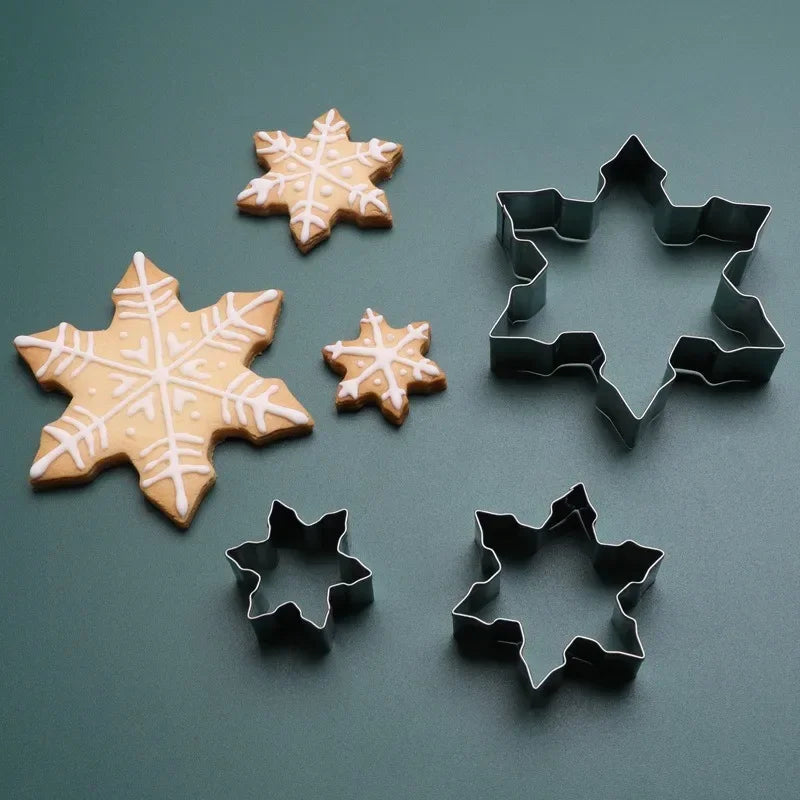 FloconSet - Stainless Steel Snowflake Cookie Cutters
