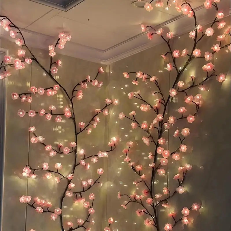 SakuraGlow Lights - Guirlande lumineuse LED fleurs de cerisier