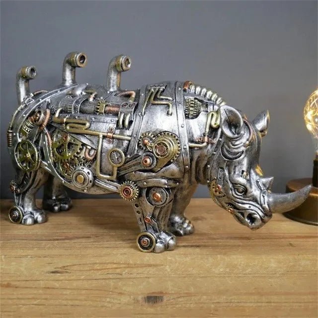 SteamBeast - Figurines d'animaux steampunk avec engrenages