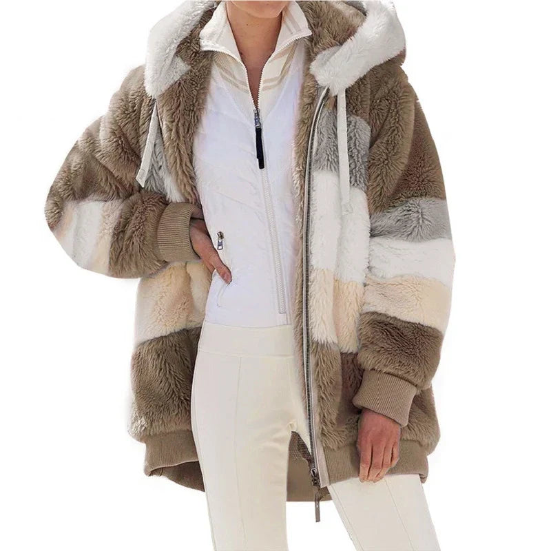 CozyCocoon Hoodie - Oversized Fleece Sweatshirt for Winter