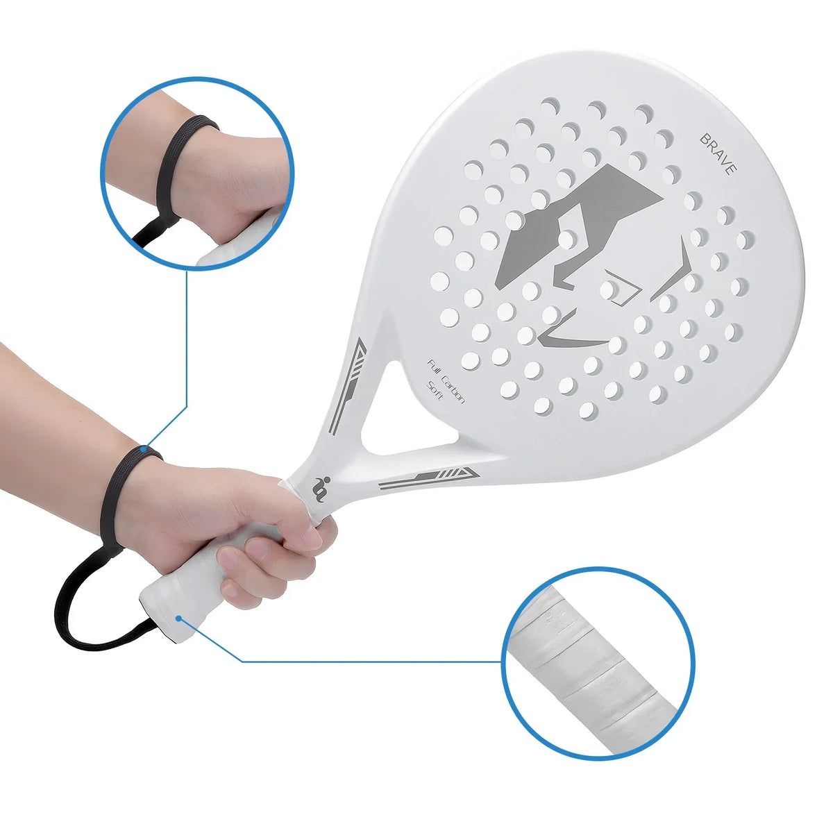 Zyphrix - Carbon Fiber and EVA Foam Padel Racket