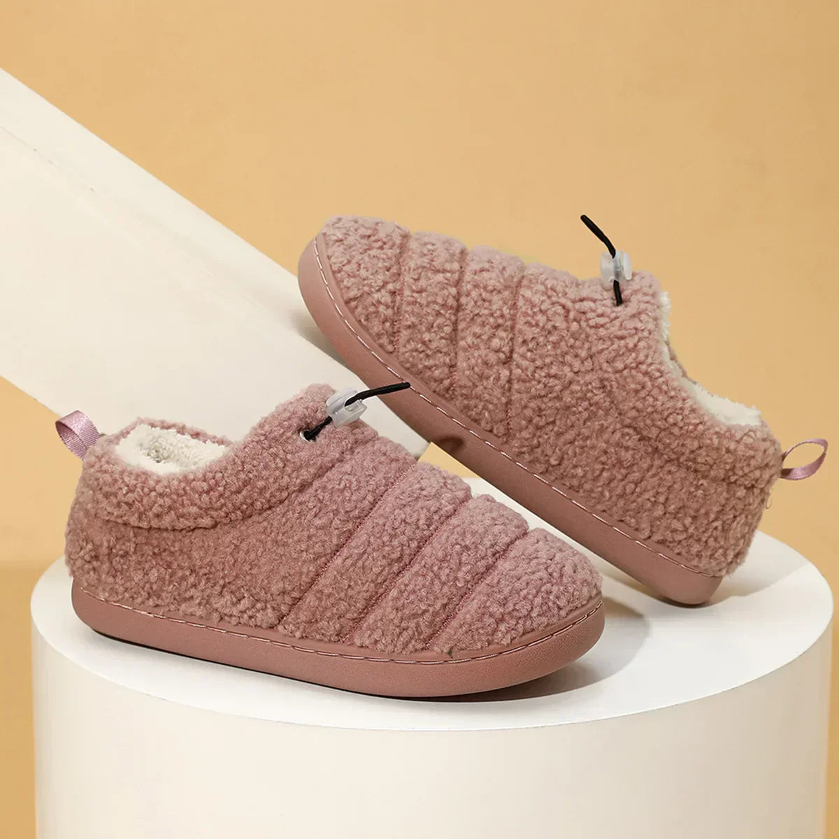 CloudWalk - Non-Slip Plush Slippers for Winter