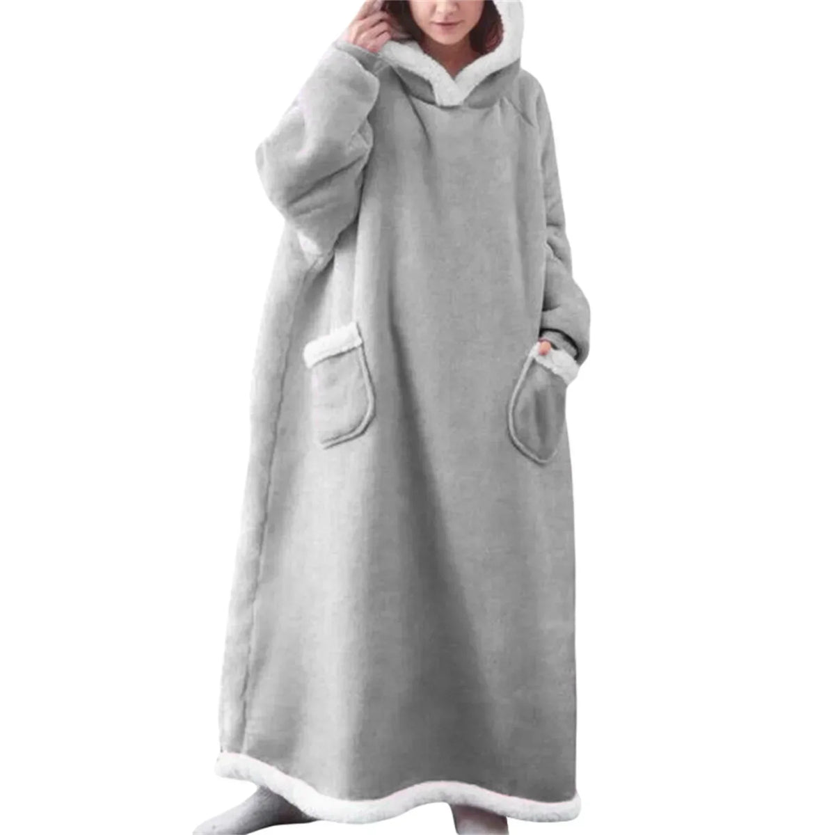 PlushHug - Oversized Soft Plush Hoodie