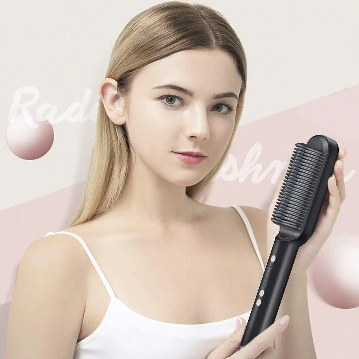 StyloHeat - Professional Heated Brush for Smooth Hair