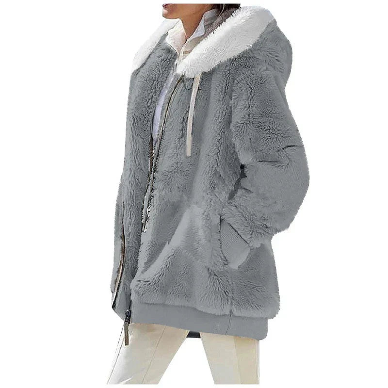 CozyCocoon Hoodie - Oversized Fleece Sweatshirt for Winter