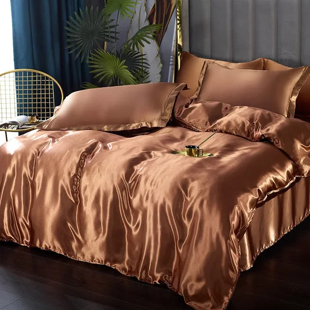 SatinDream - Luxurious Satin Bedding Set for Dreamy Nights