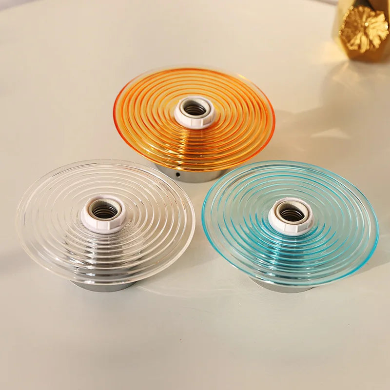 AquaGlow - Wavy Glass LED Wall Light