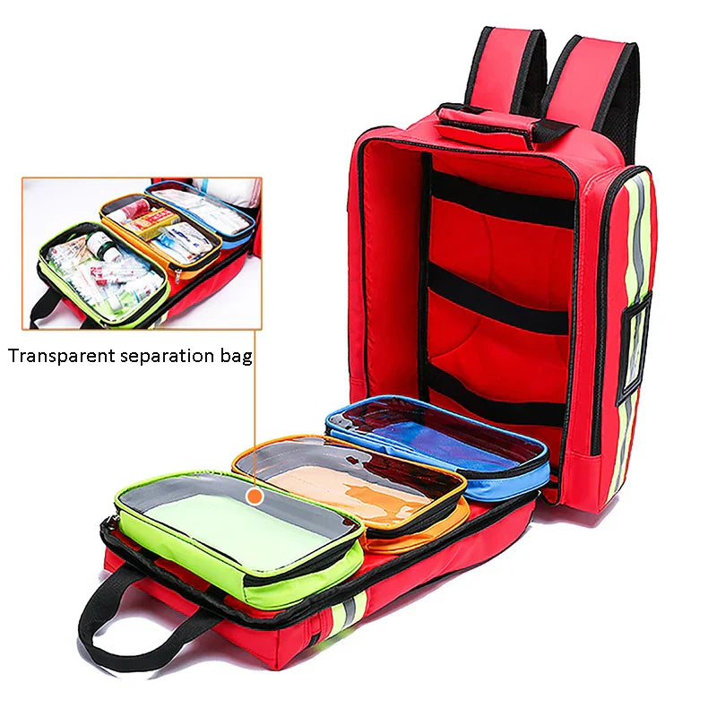 RescueReady - Sac à dos de premiers secours et de survie robuste