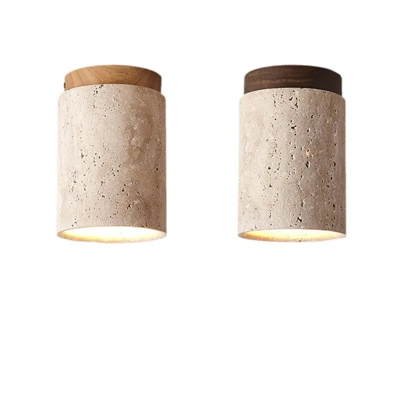 Sarelith - Travertine LED Pendant Light for Hallways and Staircases
