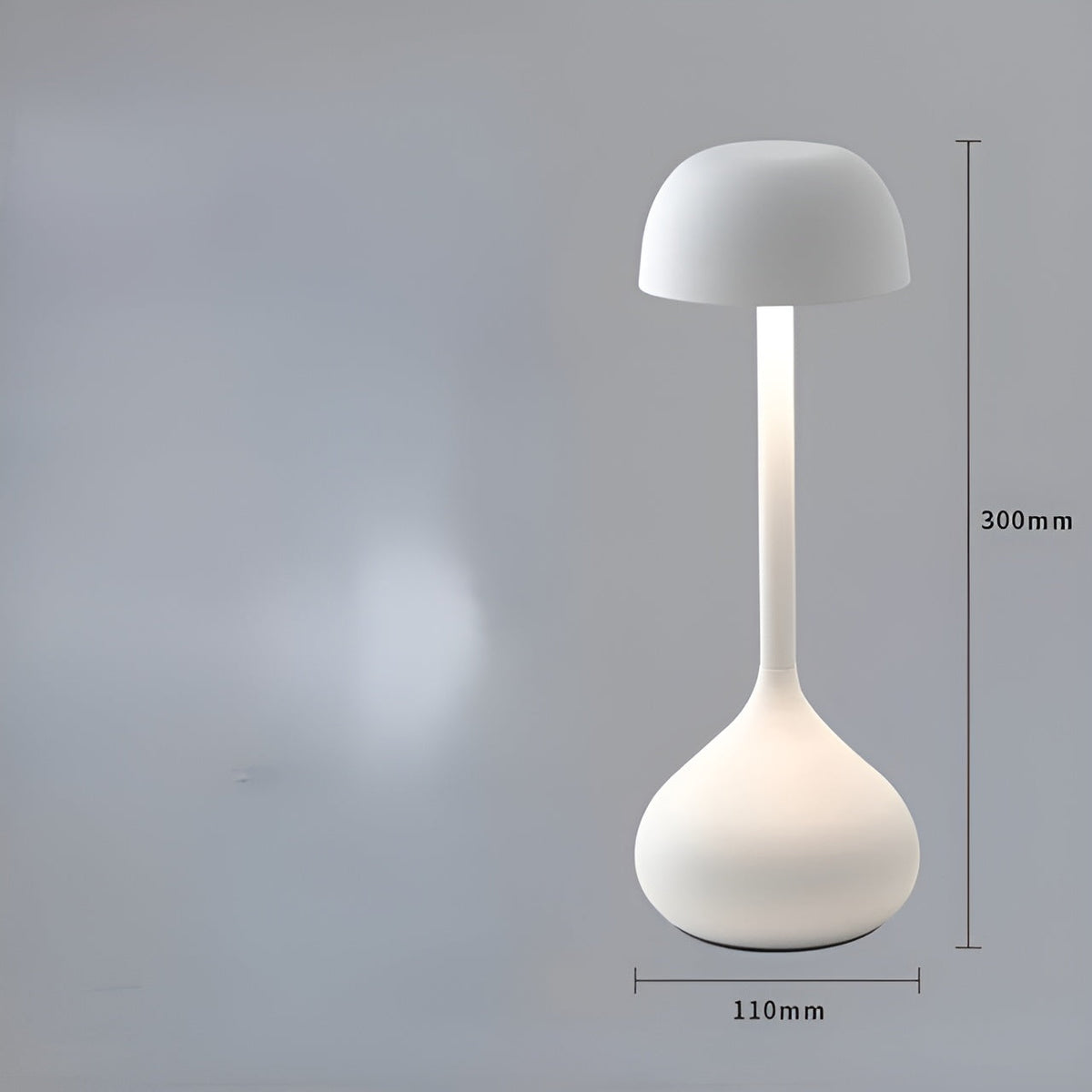 Zutessa - Cordless Dimmable LED Table Lamp