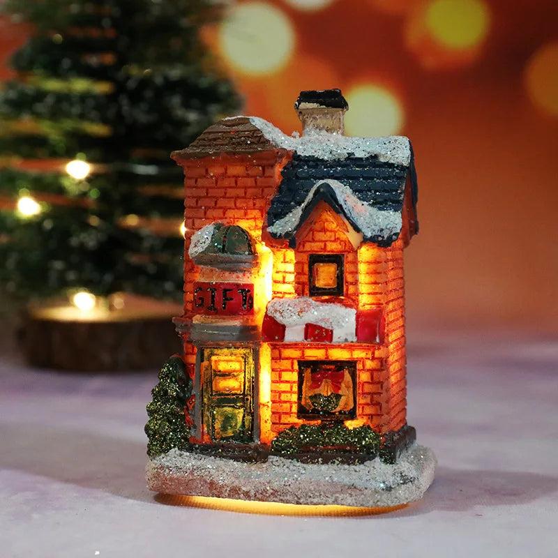 MagicGlow Houses - LED Light-Up Christmas House Decor