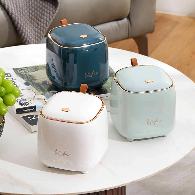 LuxeBin - Poubelle de Table Élégante pour Espace