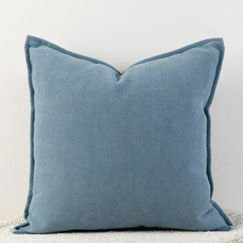 DuneWeave - Solid Color Chenille Cushion Cover for a Warm Interior