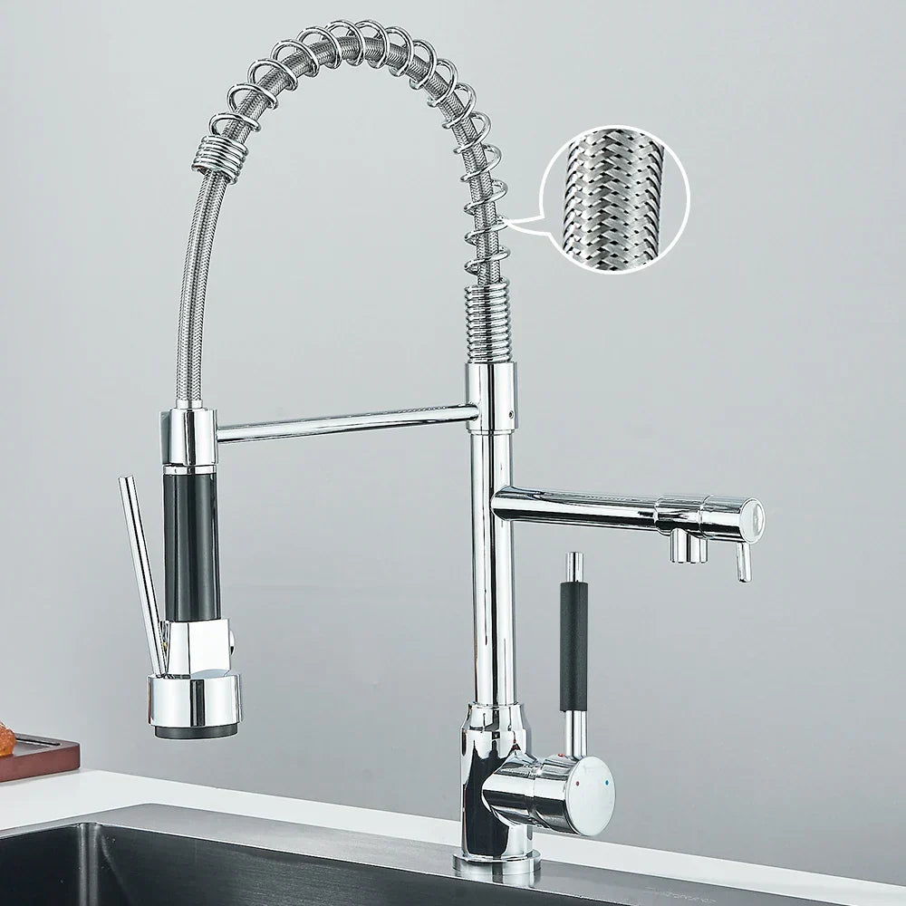 FlexiSpray - Modern Kitchen Faucet with Flexible Spout