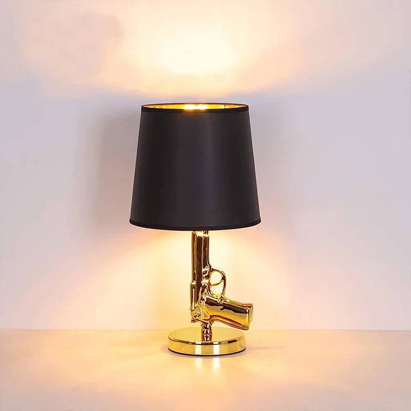 Artistic Glow - Pistol-Shaped Design Desk Lamp