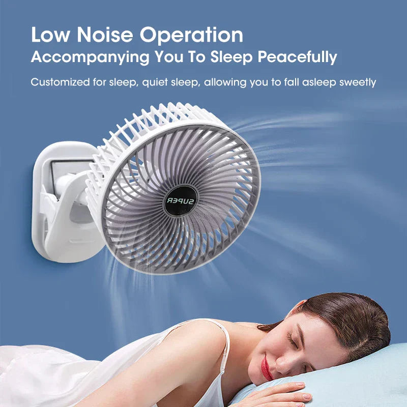 BreezeWave - Ventilateur 4-en-1 Portable pour un Refroidissement Puissant