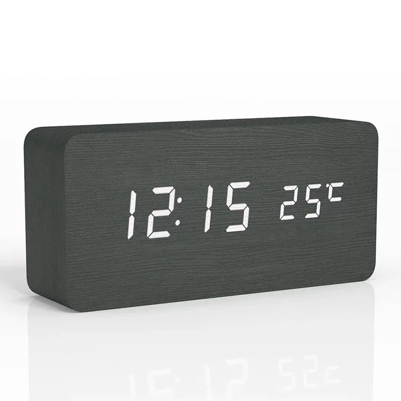 WoodTime - Natural Wood Digital Clock