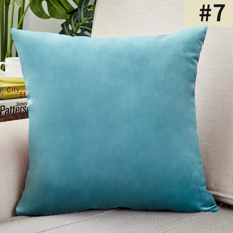 VelvetChic Cushion Cover - Solid Velvet Cover for a Luxurious Interior