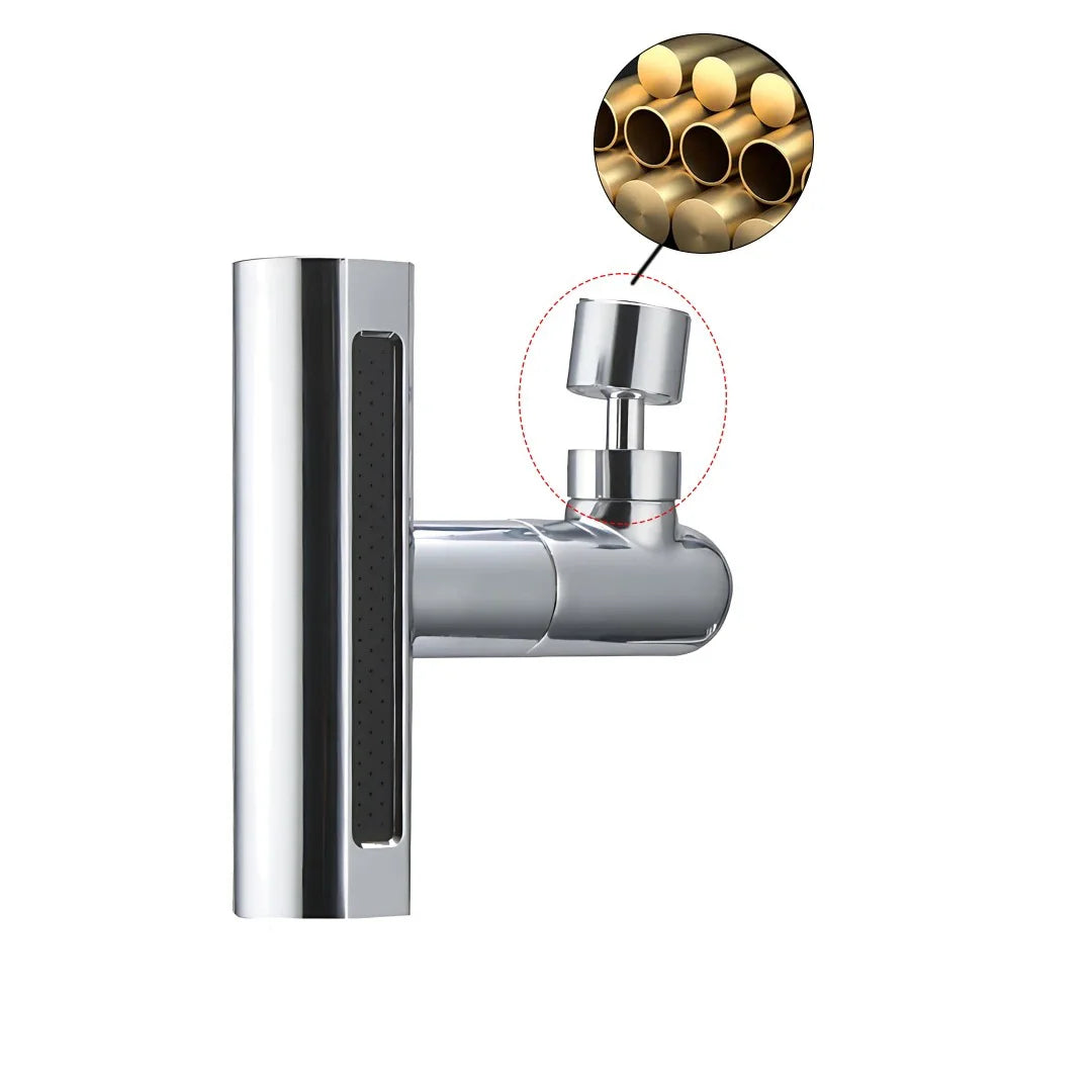 RainFlow - Chrome Pull-Out Bathroom Faucet with 4 Spray Modes