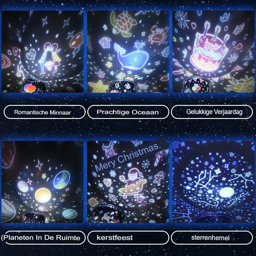 Constella - Kids' Starry Sky Projector Lamp