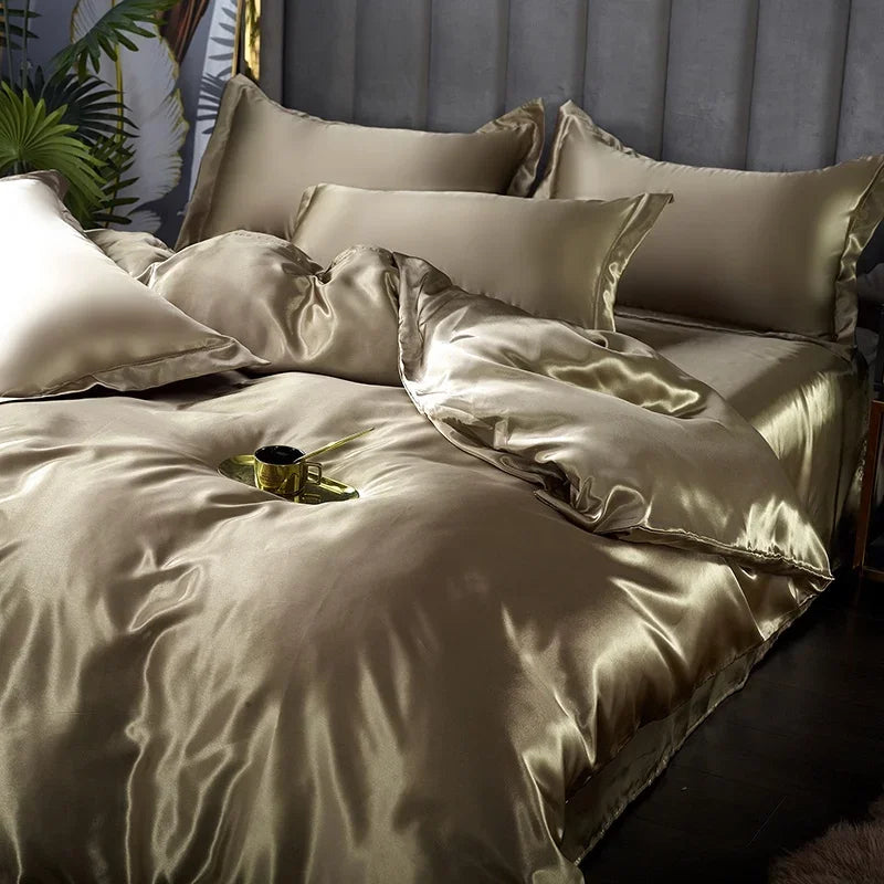 SatinDream - Luxurious Satin Bedding Set for Dreamy Nights
