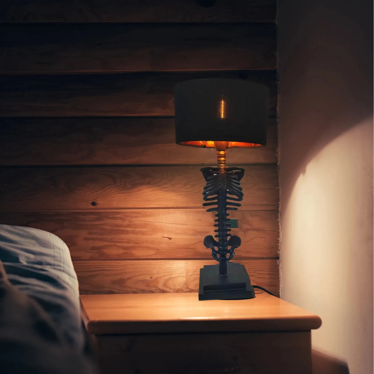 JorvynGlow - Handmade Gothic Resin Table Lamp